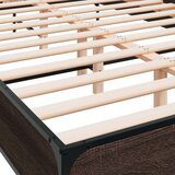  Okvir za krevet smeđi hrast 150x200cm konstruirano drvo i metal | shoptok.hr