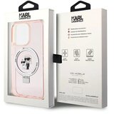 Original KARL LAGERFELD Hardcase maska za iPhone 15 Pro Max (Magsafe / Ringstand KC / pink) | shoptok.hr