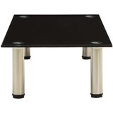 TV stalak crni 80 x 35 x 17 cm od kaljenog stakla | shoptok.hr