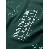 Ombre Men's printed t-shirt with round neckline - green | shoptok.hr