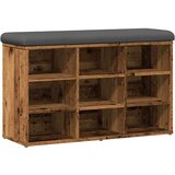 vidaXL Klupa za cipele staro drvo 82x32x50 cm konstruirano drvo | shoptok.hr
