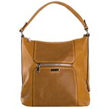 Fashion Hunters Light brown roomy shoulder bag with a detachable strap | Shoptok.si