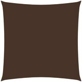vidaXL Senčno jadro oksford blago kvadratno 4,5x4,5 m rjavo, (20610821) | Shoptok.si
