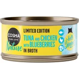 Cosma Nature Summer-Edition tuna i piletina s borovnicama - 24 x 70 g