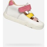 Geox White Girls Barefoot Sneakers with Open Instep Steppieup - Girls | shoptok.hr