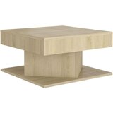 vidaXL Klubska mizica sonoma hrast 57x57x30 cm iverna plošča | Shoptok.si