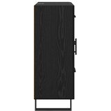  Kreveta Crni hrast 69,5 x 34 x 90 cm Obrađeno drvo i čelik | shoptok.hr