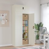 Ormarić za spise bijeli 90 x 40 x 220 cm čelični | shoptok.hr