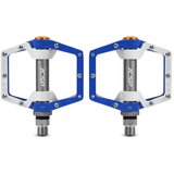 INF Aluminijasta protizdrsna kolesarska pedala x2 z zaprtim ležajem Blue + White, (5000300540) Cene