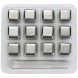 INF 12-delni set inox ledenih kock s škatlo in kleščami za viski, (5000291042) Cene