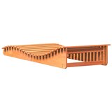  Ležaljka za sunčanje voštano smeđa 205x80x31,5 cm od borovine | shoptok.hr