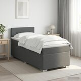  Boxspring krevet s madracem Tamnosiva 80 x 200 cm Tkanina | shoptok.hr