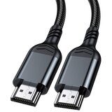 INF Moški HDMI 2.1 kabel 8K 240Hz HDR, najlon pleten, brezkislikni baker Black 1,8 m, (5000327326) Cene