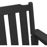  Vrtna klupa Crna 120 x 59 x 88 cm HDPE | Eponuda.com