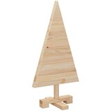 vidaXL Božićna drvca s stalakom Prirodna 60 cm Masivna borovina | shoptok.hr