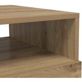  Stolić za kavu s LED svjetlima boja hrasta artisan 90x49x40 cm | shoptok.hr