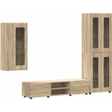  Set TV komoda Zidne FLORIN 3 pcs Sonoma hrast Konstruirano drvo | Eponuda.com