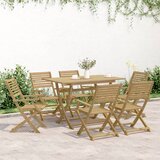  7-dijelni vrtni blagovaonski set od masivnog bagremovog drva | shoptok.hr