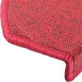  Prostirke za stepenice 30 kom 65x24x4 cm crvene poluokrugle velike | shoptok.hr