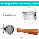CASABREWS CM5418 brezdni portafilter s sitom in puck screenom 51mm | Shoptok.si