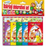  Uskršnji dekorativni set Boja za jaje 5/1 + Tabak sličica + "Obuci jaje" 6/1 Cene