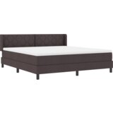  Krevet s opruga kutije Tamno smeđa 180 x 200 cm Tkanina i Pjena | shoptok.hr