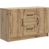 Kreveta Hrast artisan 89 x 34 5 x 57 cm Konstruirano drvo | shoptok.hr