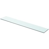 vidaXL Polica Prosojno Steklo 80x12 cm Cene
