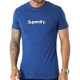 Superdry Majice s kratkimi rokavi 223130 Modra