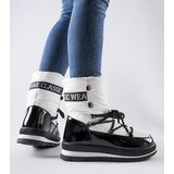 Gemre White Platform Snow Boots Vineyard | Shoptok.si