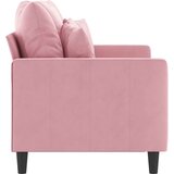  Dvosjed ružičasti 120 cm baršunasti | shoptok.hr