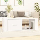 vidaXL Stolić za kavu bijeli 100 x 50,5 x 35 cm od konstruiranog drva Cijene