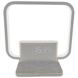  Immax 08994L - LED prigušiva stona lampa sa budilnikom i punjenjem 18W/230V bela | Eponuda.com