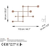 WALLXPERT metalna zidna kuka bakar boja fatara c | ePonuda.com