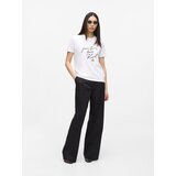 Karl Lagerfeld Majica 'With Love' črna / bela | Shoptok.si