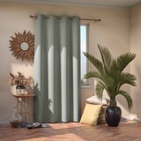 Restilo Siva zatemnitvena zavesa AmeliaHome Eyelets Silver, 140 x 245 cm Cene