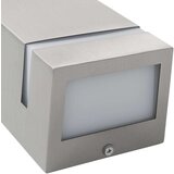vidaXL Vanjske zidne svjetiljke 2 kom 35 W srebrne pravokutne | shoptok.hr