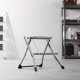 Vonhaus zložljiva 2-polična jeklena lestev 3500097 | Shoptok.si