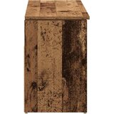  Klupa za cipele boja staro drvo 102x30,5x45cm konstruirano drvo | shoptok.hr