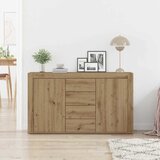  Kreveta Umjetnički hrast 120 x 36 x 69 cm Konstruirano drvo | shoptok.hr