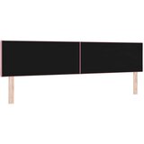 vidaXL Naslon za glavu dizajn dijamantnih blokova ružičasta 200 cm baršun | shoptok.hr