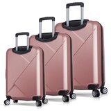 Zoozie Bags set kofera 6783, 3 dijela, ružičasto zlato | Eponuda.ba