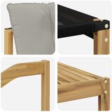  Set vanjskih sofa 7 kom. Bijela i svjetlosiva | shoptok.hr