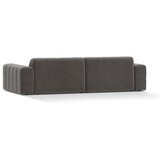Cosmopolitan Design Siva žametna sedežna garnitura 252 cm Chicago – | Shoptok.si