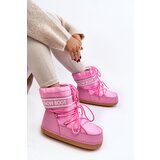 Boto Women's lace-up snow boots in pink Soia | Shoptok.si