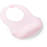 BabyOno silikonski podbradak ultrathin 6 m+, roza | shoptok.hr