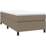  Okvir za krevet s oprugom smeđesivi 90x200cm od tkanine | shoptok.hr