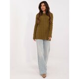 Wool Fashion Italia Sweater-AT-SW-2343.88-olive Cene