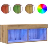  Set TV komoda hrast artisan 80 x 30 x 30 cm Konstruirano drvo | shoptok.hr