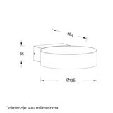 Bb Link led svetiljka JM-066 zidna 8.7W 3000K IP54 antracit | ePonuda.com